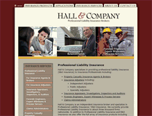 Tablet Screenshot of hallco.net